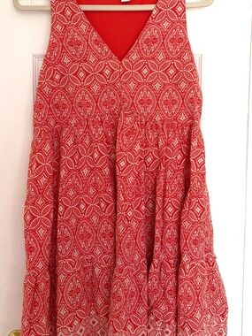 Sincerely Jules Red Boho Sundress